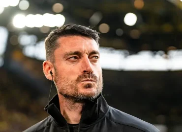 Frankfurts Trainer Albert Riera vor letztem Spiel