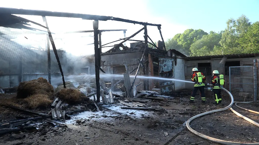 Großbrand in Rehlingen-Siersburg: Hühnerhof in Flammen