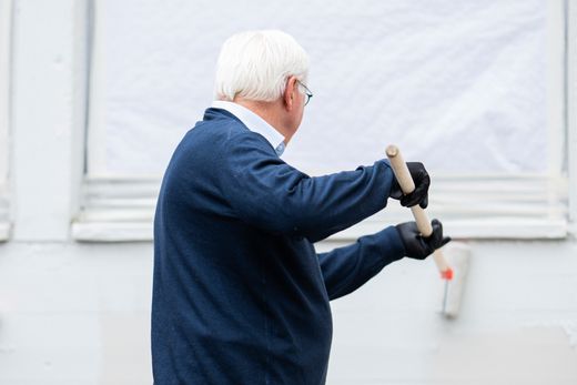 Bundespräsident Steinmeier engagiert sich vor Ort