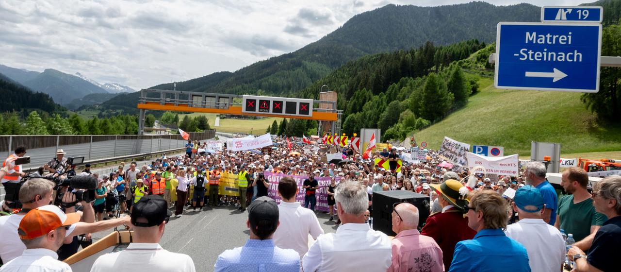 Protest am Brenner: „Die Bevölkerung fühlt sich im Stich gelassen“
