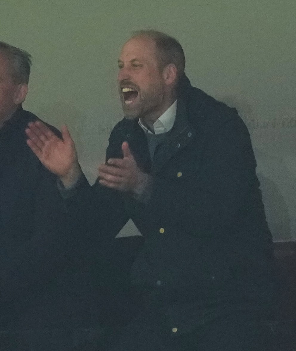 Ein royaler Fußballfan im Stadion: Prinz William und Aston Villa