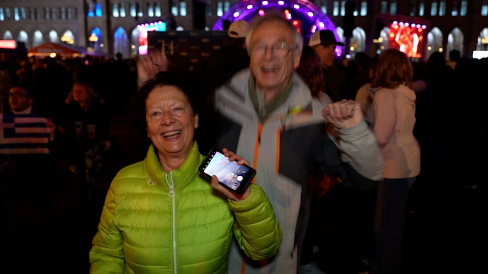 Gute Laune beim Eurovision Song Contest