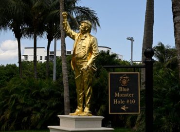 Goldene Trump-Statue sorgt für Kontroversen: Klarstellung und Hintergründe