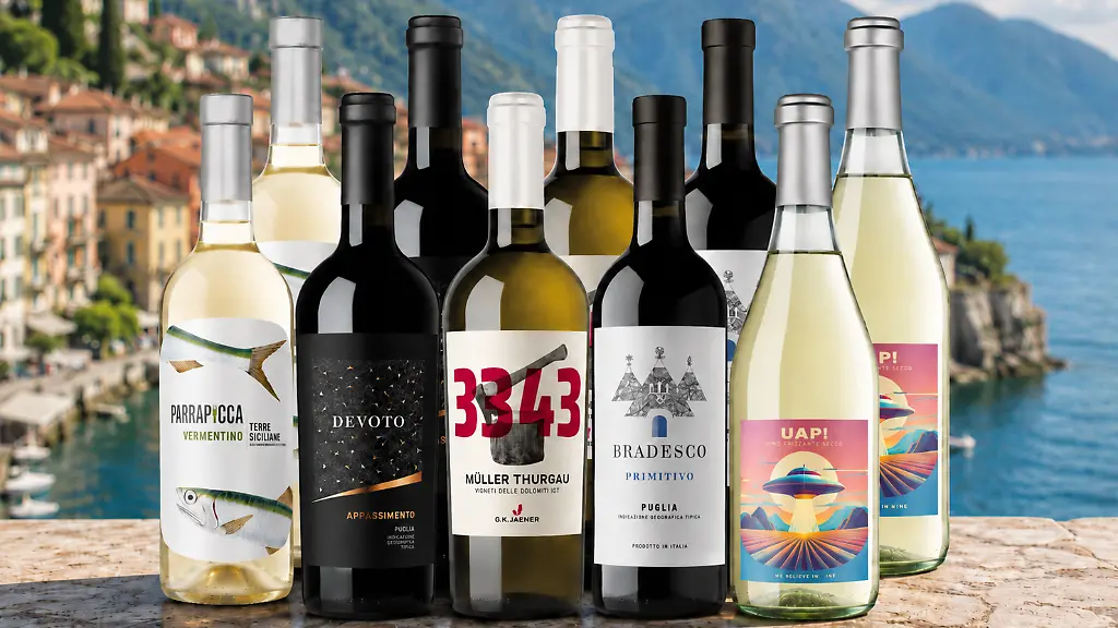 Ein vielfältiges Weinpaket im Angebot