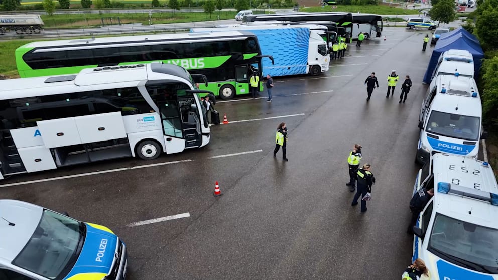 Jeder zweite Reisebus bei Großkontrolle nicht fahrtauglich