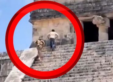 Verhaftung und Geldstrafe für Touristen auf Maya-Pyramide