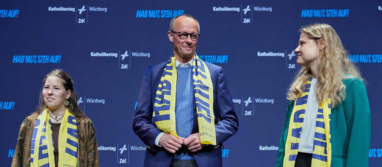 Bundeskanzler Merz räumt Schwächen ein und reagiert auf Proteste beim Katholikentag