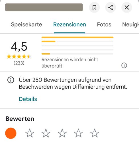 Neues Zeitalter der Löschhinweise bei Google Maps in Deutschland