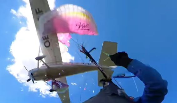 Paragliderin äußert sich nach Zusammenstoß mit Cessna