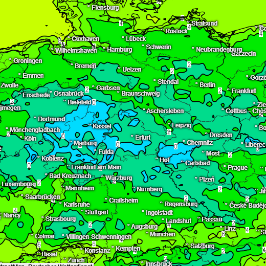 Wetterumschwung am Wochenende