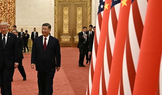Beginn des Staatsbesuchs von US-Präsident Trump in China