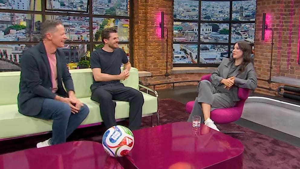 Ungewöhnlicher TV-Auftritt eines Fußball-Ehepaars