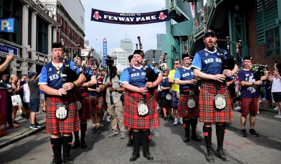 Die Tartan Army in Boston
