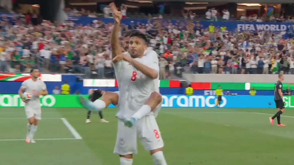 Iran-Star feiert besonderen Jubel