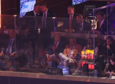 Donald Trumps umstrittener Auftritt bei den New York Knicks