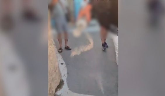 Kontroverse Ascheverteilung auf Santorini