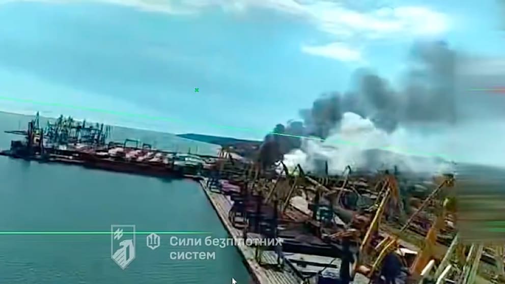 Drohnenangriff auf Mariupol: Strategischer Hafen blockiert