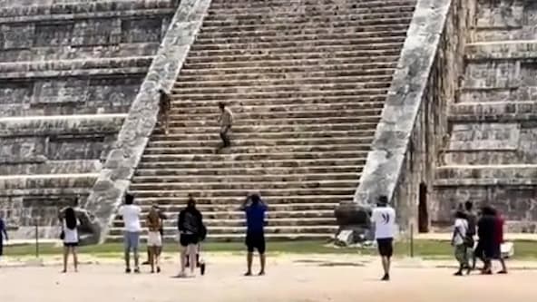 Verhaftung und Geldstrafe für Touristen auf Maya-Pyramide