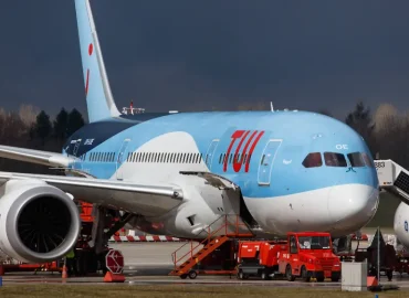 Schlange verzögert Dreamliner-Start