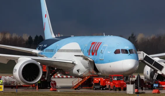 Schlange verzögert Dreamliner-Start