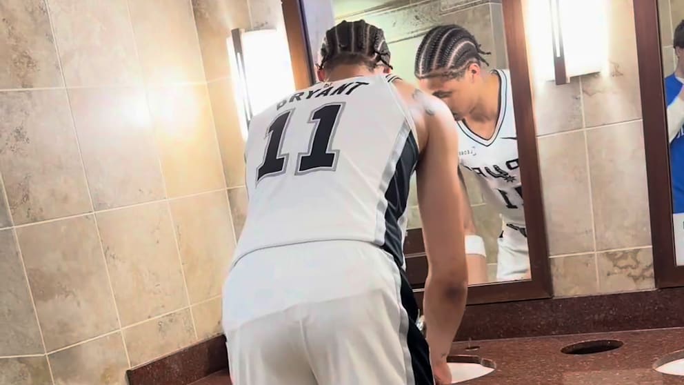 NBA-Spieler Carter Bryant nutzt Fan-Toilette während Playoff-Spiel