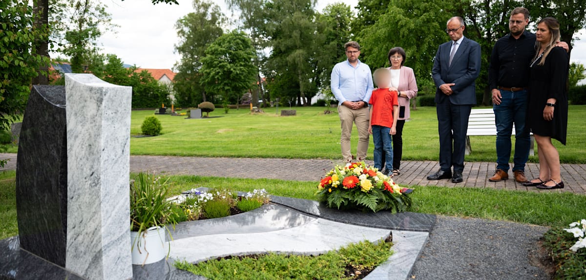 Merz gedenkt Walter Lübcke zum Jahrestag