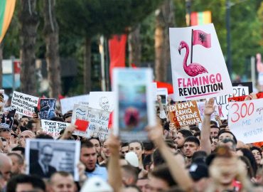 Proteste gegen Luxus-Resort in Albanien
