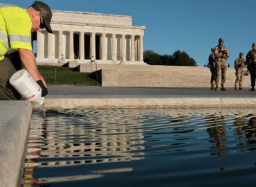 Sanierung des Reflecting Pools in Washington, D.C.