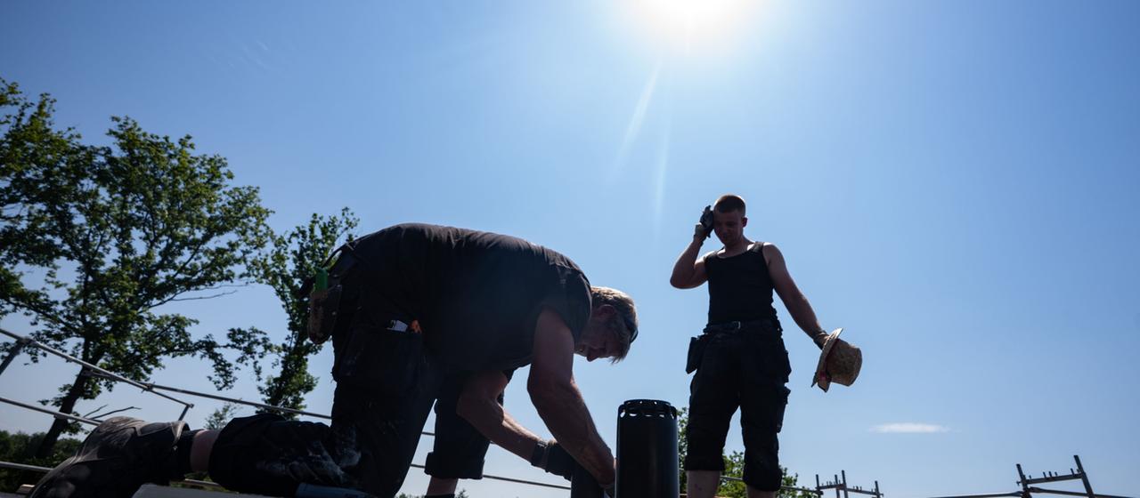 Hitzewelle und Unwetter in Deutschland: Temperaturen und Auswirkungen