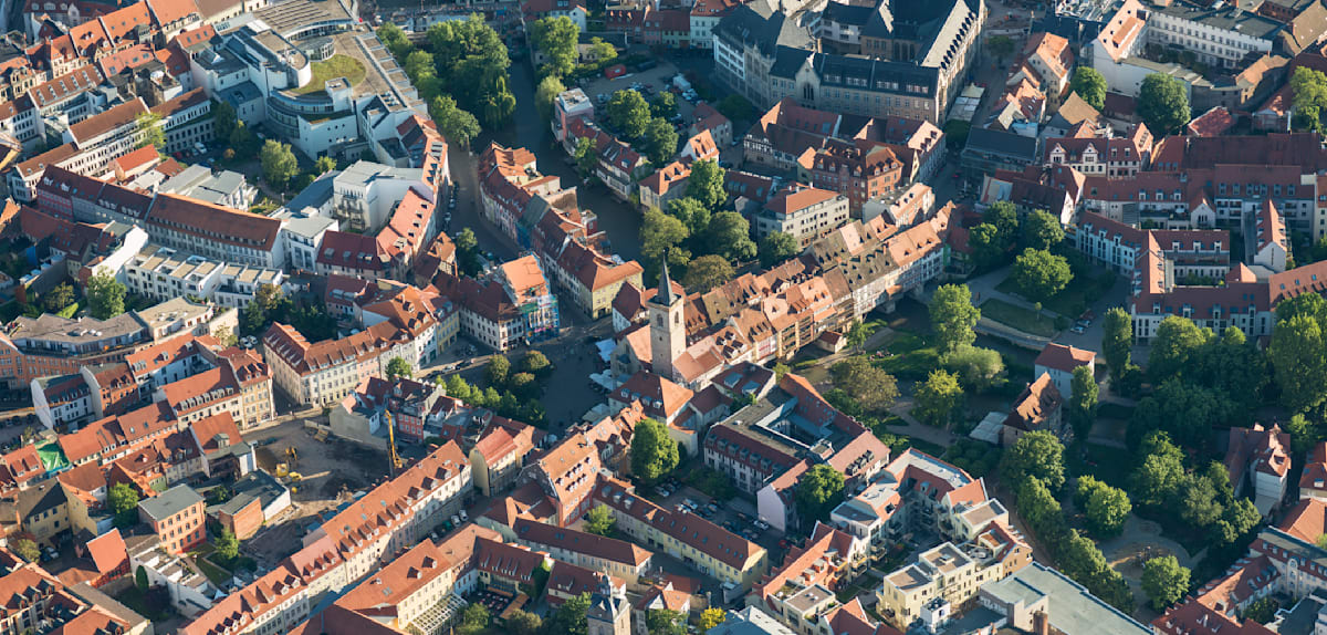 Glückliche Städte: Erfurt an der Spitze in Deutschland