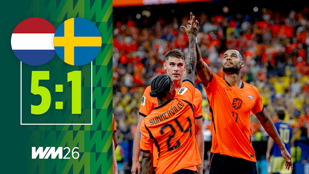 Holland besiegt Schweden im zweiten WM-Gruppenspiel