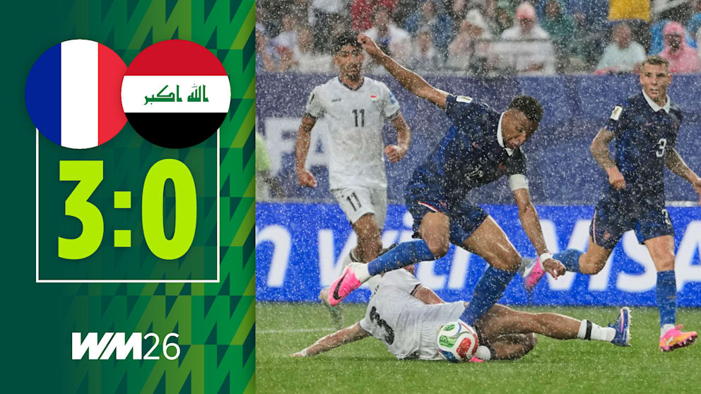 Frankreich siegt im längsten Spiel der WM 2026 gegen den Irak