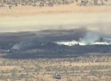 B-52-Bomber stürzt in Kalifornien ab