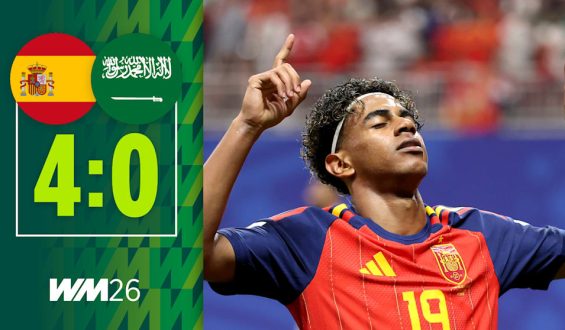 Tordebüt von Yamal bei der WM gegen Saudi-Arabien