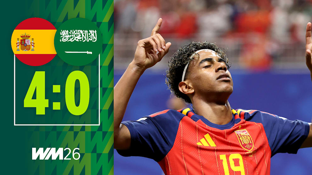 Tordebüt von Yamal bei der WM gegen Saudi-Arabien