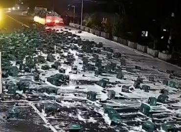 Unfall auf den Philippinen: Tausende Liter Bier verschüttet
