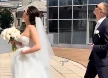 Drohnenangriff sorgt für Chaos bei Hochzeit in Saporischschja