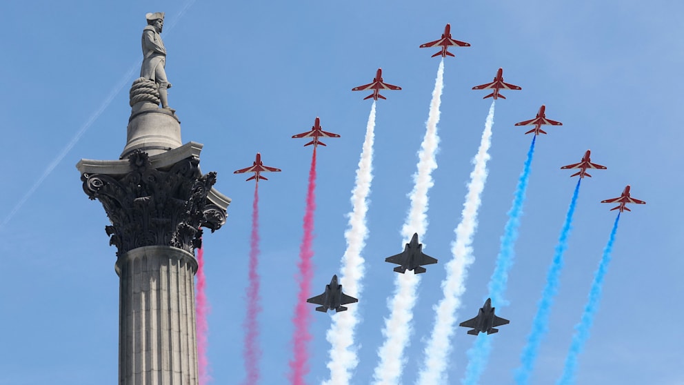 Die Parade ‘Trooping the Colour’ zu Ehren von König Charles