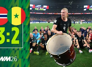 Haaland führt Norwegen mit zwei Toren zum Sieg gegen Senegal