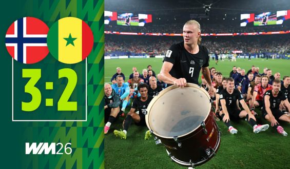 Haaland führt Norwegen mit zwei Toren zum Sieg gegen Senegal