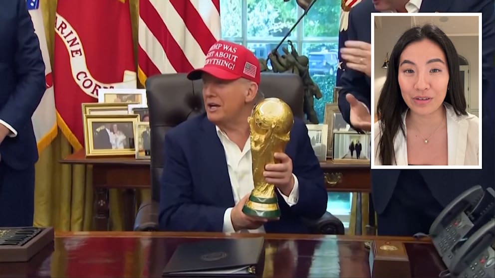 Trumps Erster Auftritt bei der Fußball-WM und das Politische Drumherum