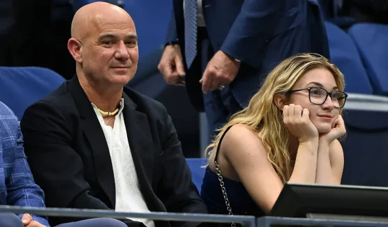 Andre Agassi zeigt sich selten mit Tochter Jaz Elle