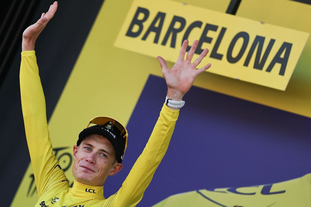 Auftakt der Tour de France: Gelb für Vingegaard