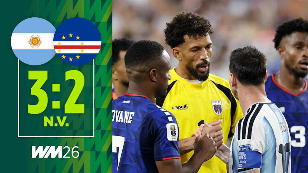Kap Verde verpasst Sensation gegen Argentinien