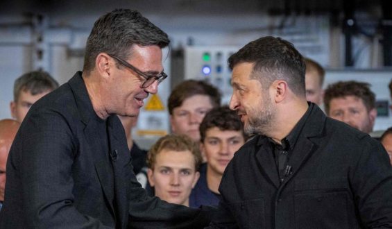 Burnham empfängt Selenskyj