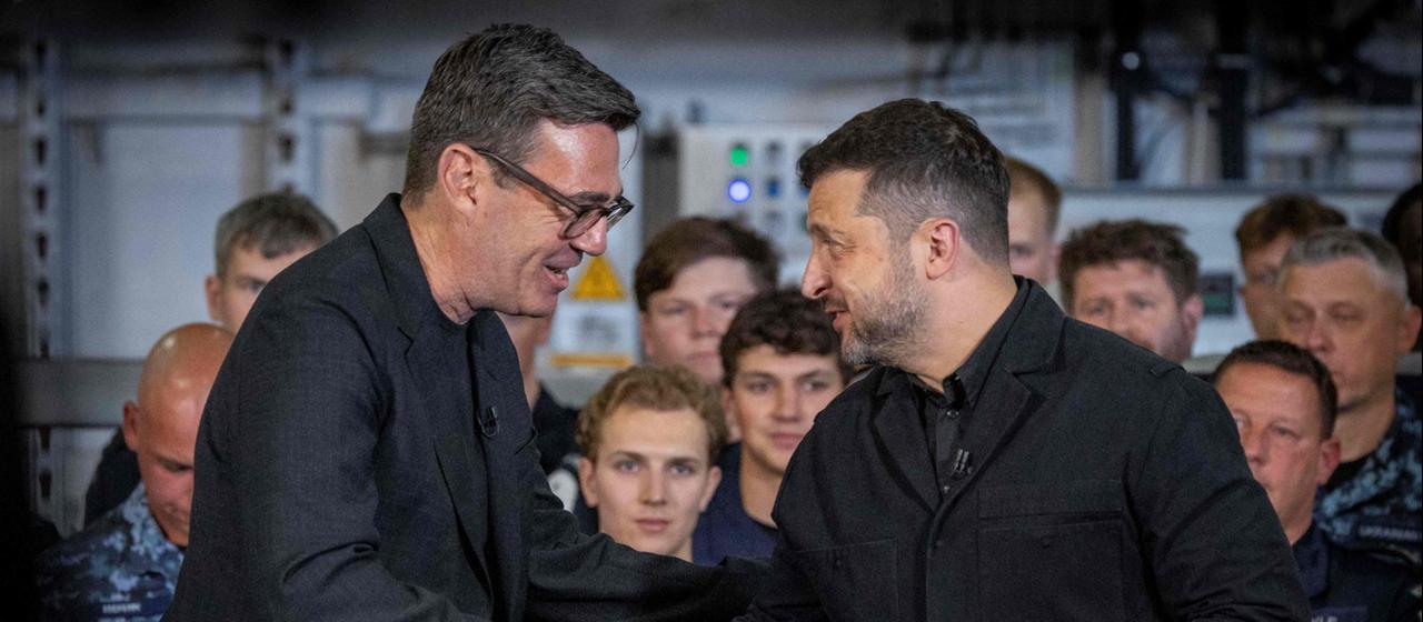 Burnham empfängt Selenskyj