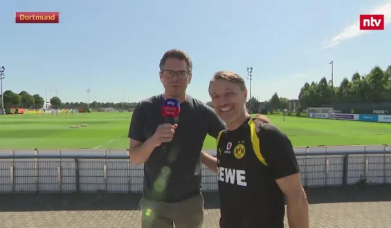 Niko Kovac Überrascht bei Sky-Übertragung des BVB-Trainings