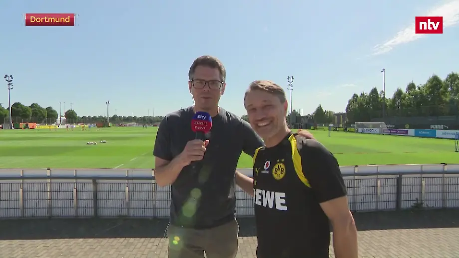Niko Kovac Überrascht bei Sky-Übertragung des BVB-Trainings