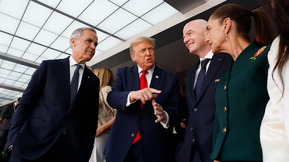 Donald Trump besucht das WM-Finale mit prominenten Gästen