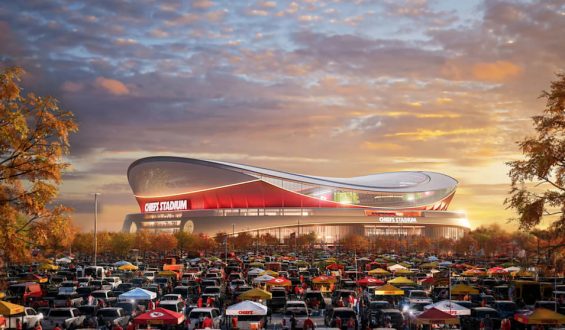 Moderne Stadionpläne der Kansas City Chiefs